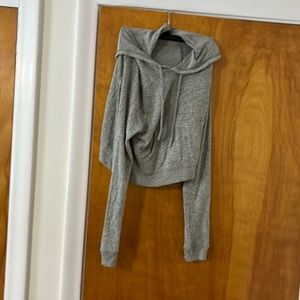 Free Press women’s small, grey, pullover hoodie